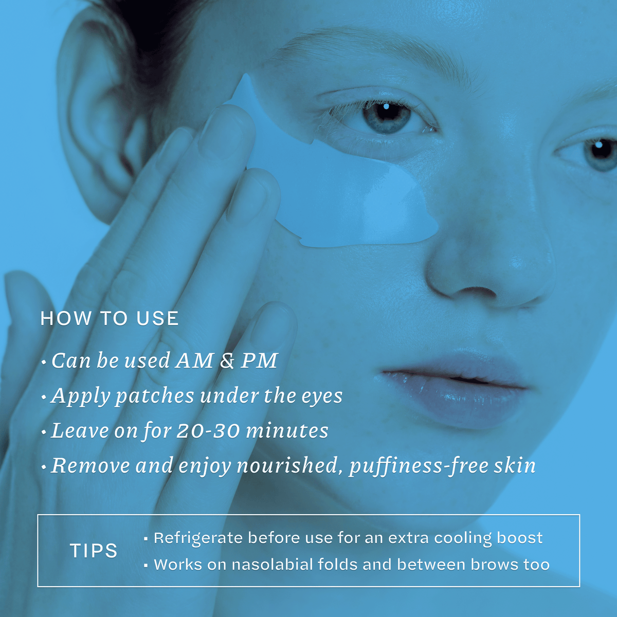Blue Peptide Eye Patch